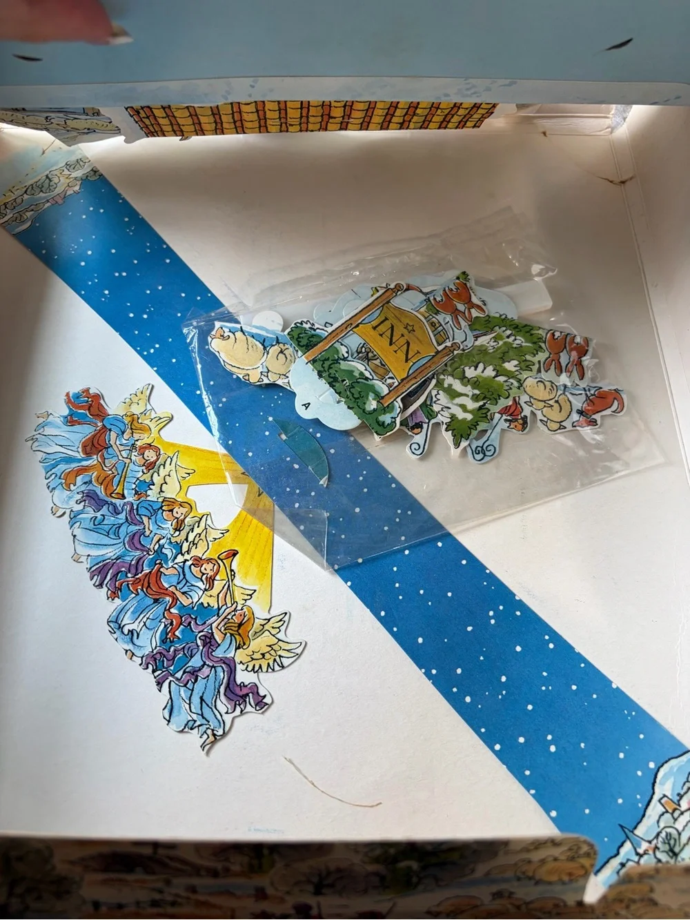 Peter Spiers Advent pop up calendar vintage Christmas 1989
